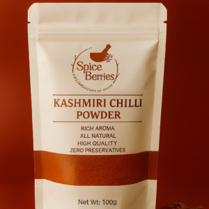 Authentic Kashmiri Chilli Powder – Stone-Ground | No Additives | 100g
